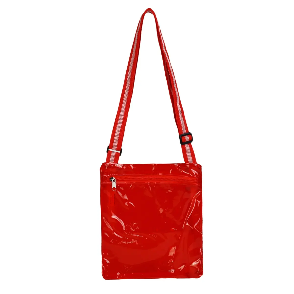 [LS-TPU603- Red] Clear Satchel Bag (Red)