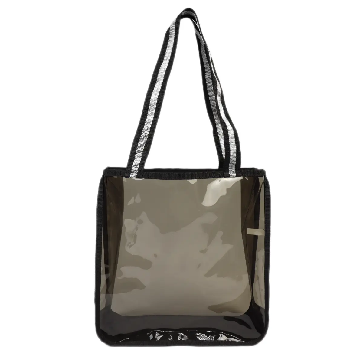 [LS-TPU605- Smoke] Clear Tote Bag (Smoke)