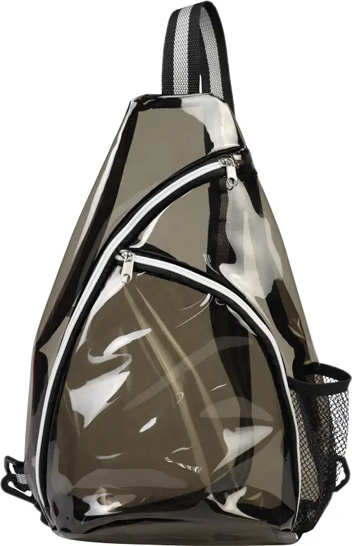 [LS-TPU609- Smoke] CLEAR SLING BAG (Smoke)
