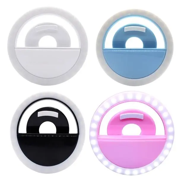 Mobile Ring Selfie LED Light Phone and Laptop Accessory