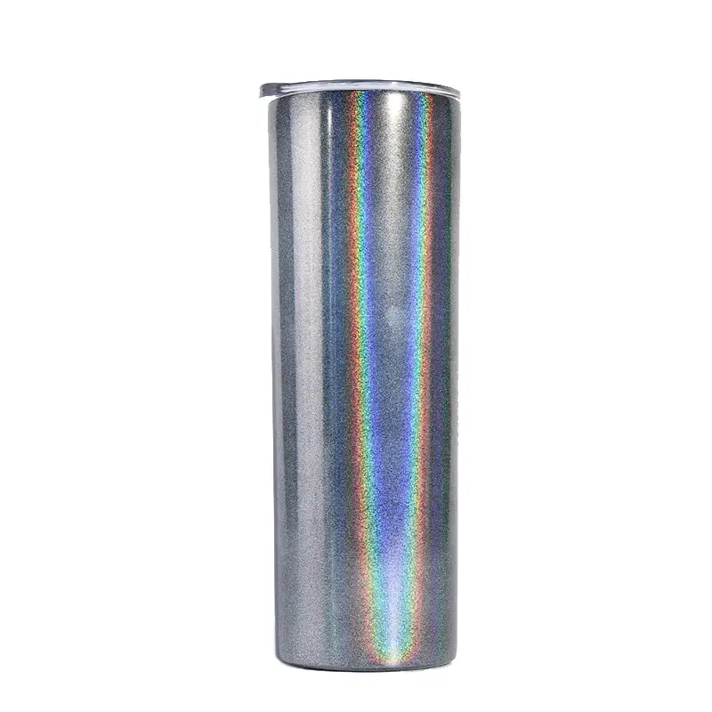 [SS-34- Black] 20oz Glitter Tumbler (Black)