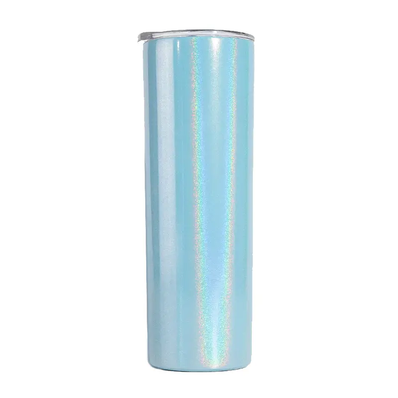[SS-34- Blue] 20oz Glitter Tumbler (Blue)