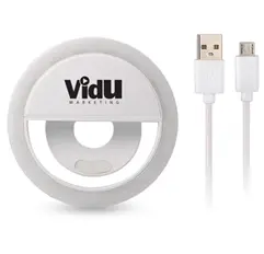 [VPS-GT012-White] Clip On Ring Light for Selfie and Zoom Video Conference (White)