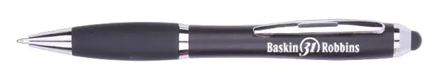 [VPS-033-1- Black] Classic Body Pen With Stylus (Black)