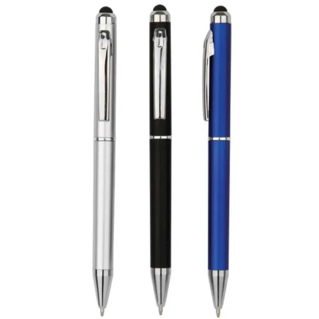 Stylus Ballpoint Pen with Metallic Finish