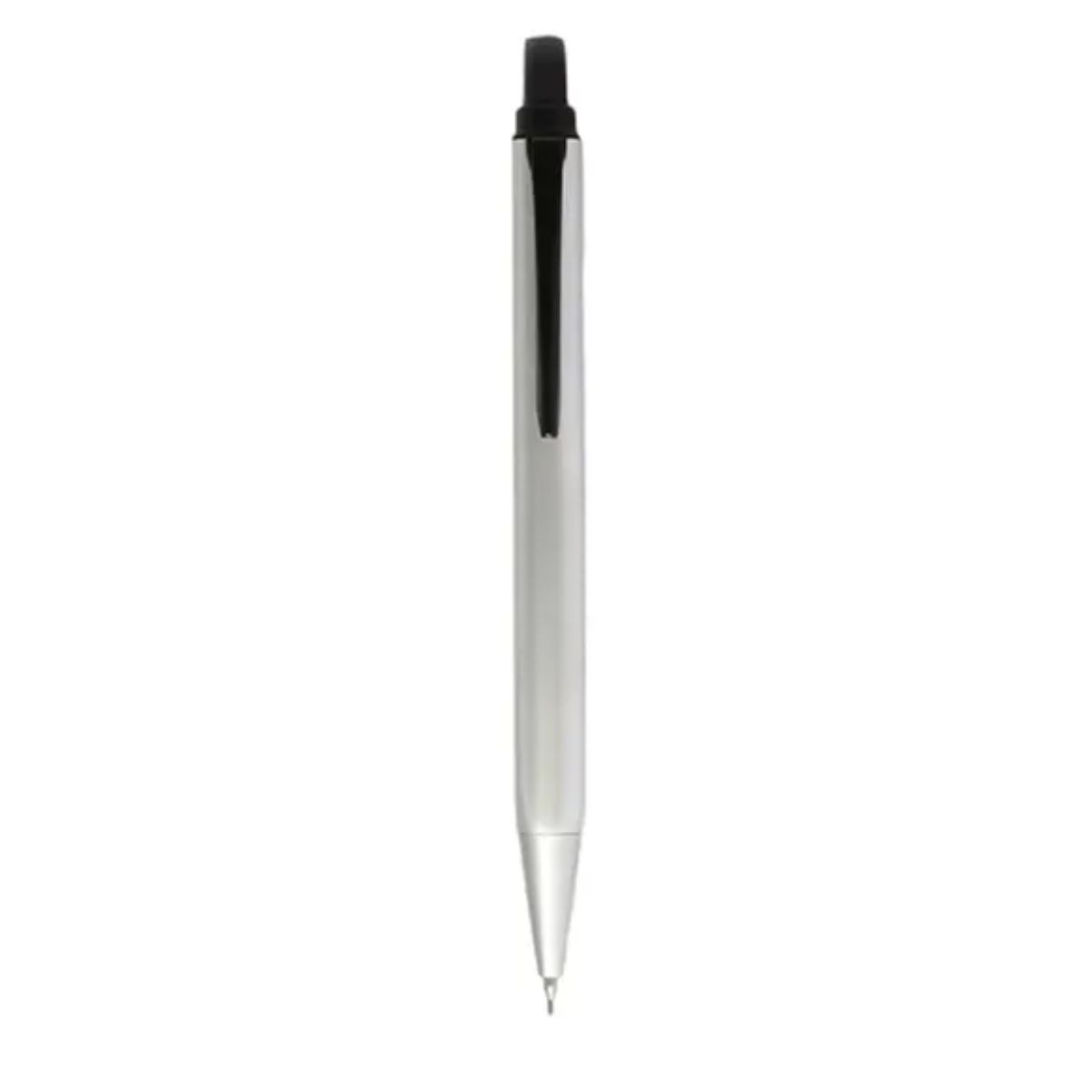 [VPS-10021- Silver] Click Premium Metal Ballpoint Pen with an ergonomic design (Silver)