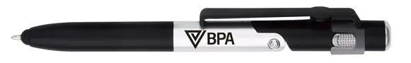 [VPS-20020- Black] 4-in-1 Phone Stand Light Pen (Black)