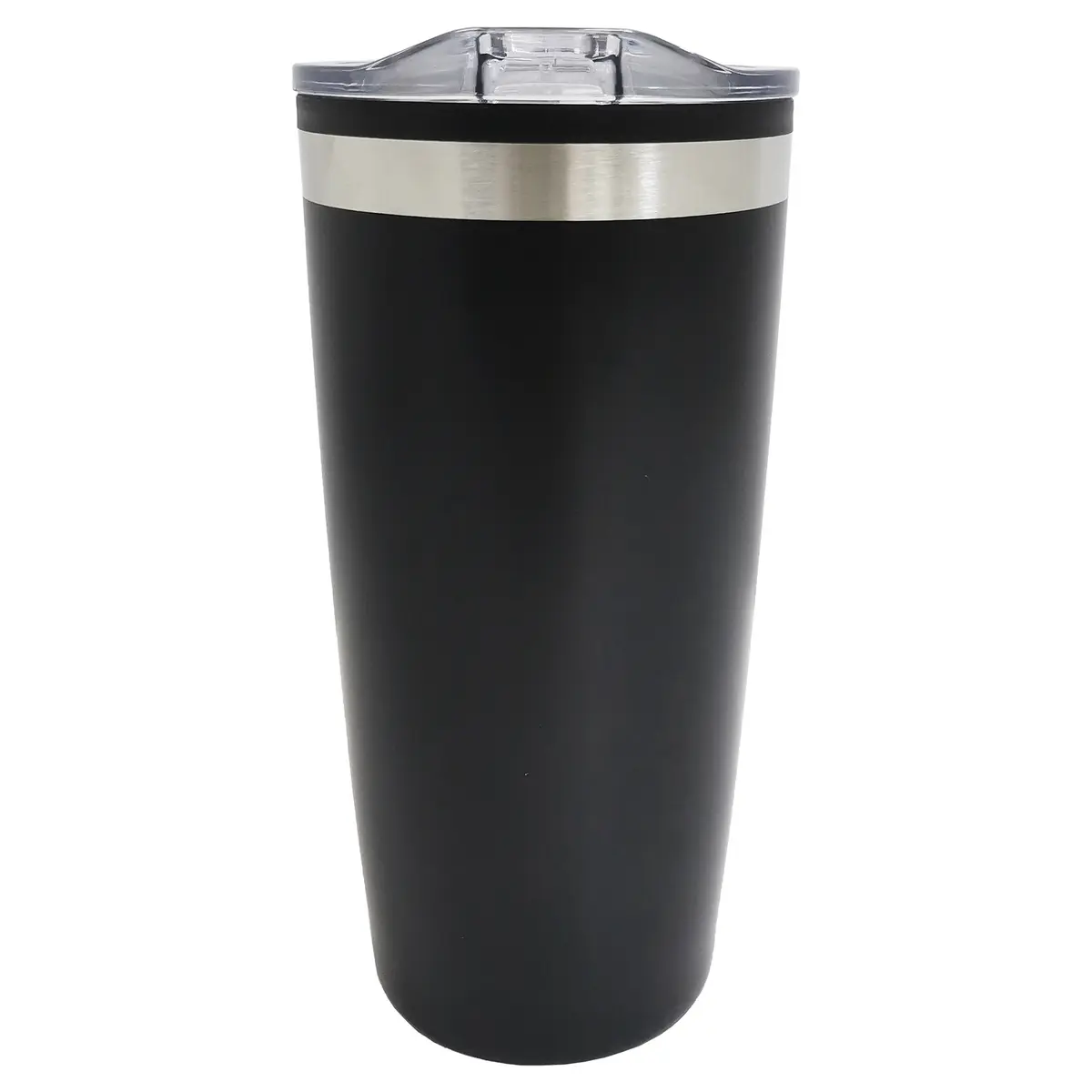 [VPS-230901- Black] 20oz double wall mug with SS outer,plastic liner (Black)