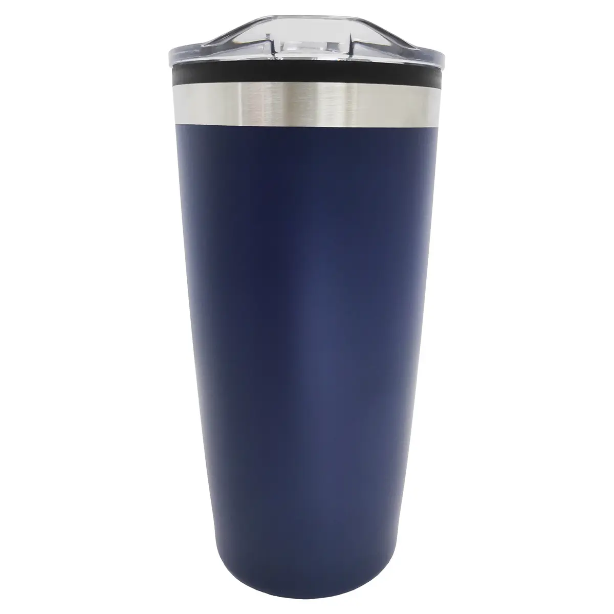 [VPS-230901- Blue] 20oz double wall mug with SS outer,plastic liner (Blue)