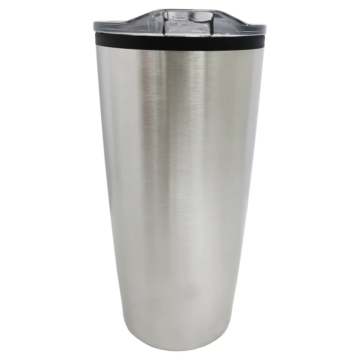 [VPS-230901- Silver] 20oz double wall mug with SS outer,plastic liner (Silver)