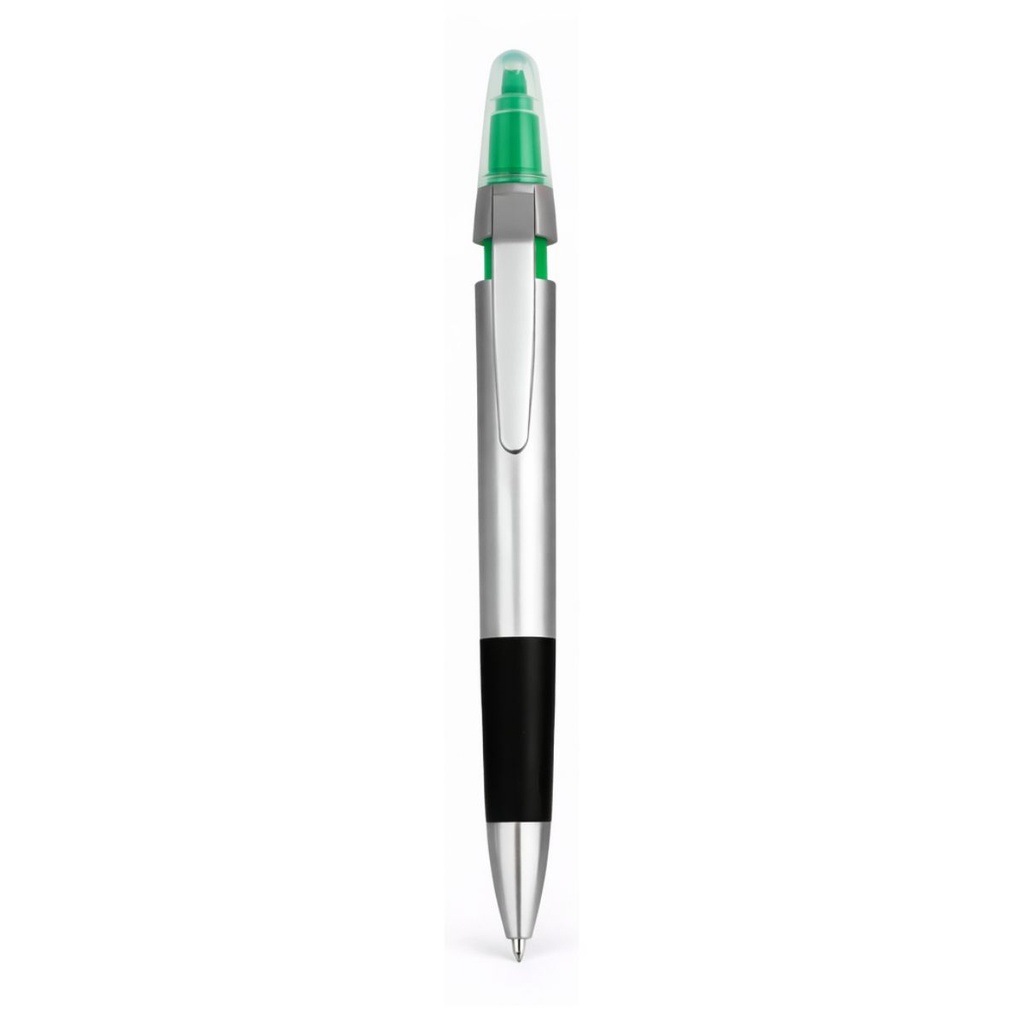 Slim Highlighter With plastic Ballpoint Pen