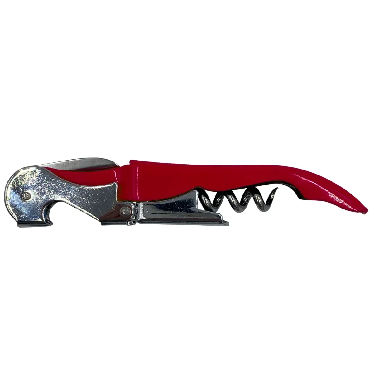 [WGH-68- Red] CORKSCREW WINE BOTTLE OPENER (Red)
