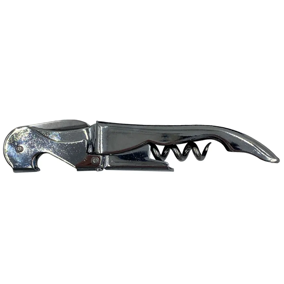 [WGH-68- Silver] CORKSCREW WINE BOTTLE OPENER (Silver)