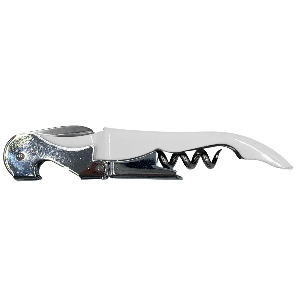 [WGH-68- White] CORKSCREW WINE BOTTLE OPENER (White)