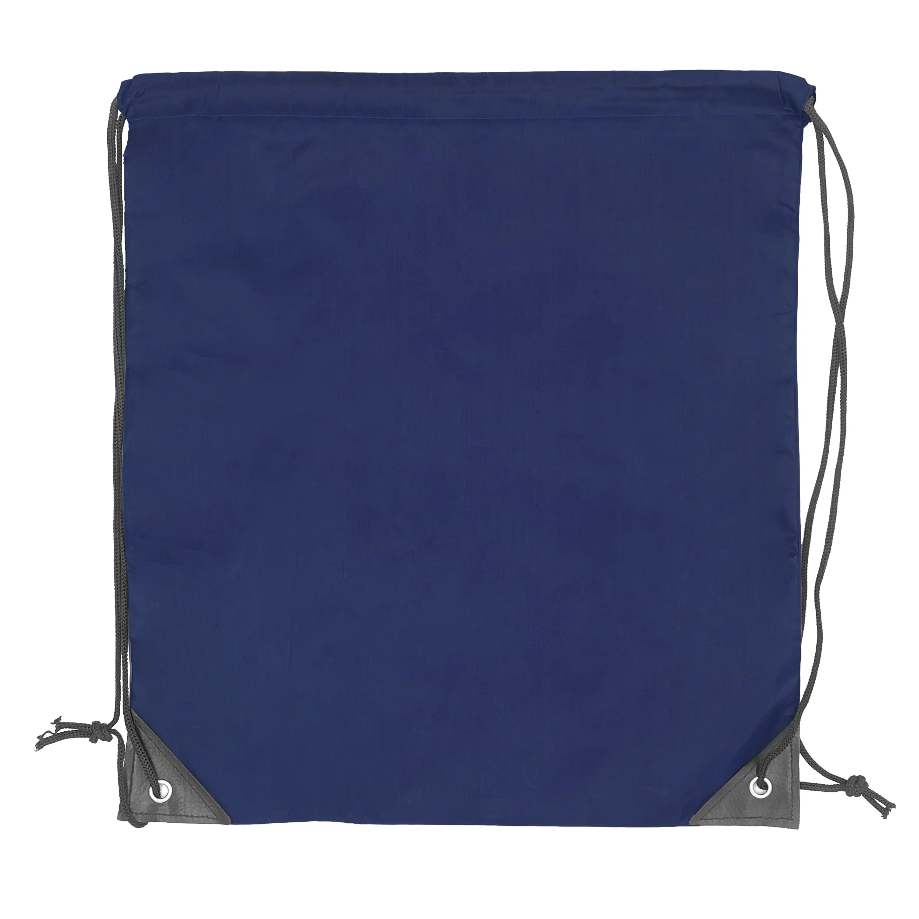 [WJ10869- NB] 210D Polyester Drawstring Bag - (14in W x 17in H) (Navy Blue)