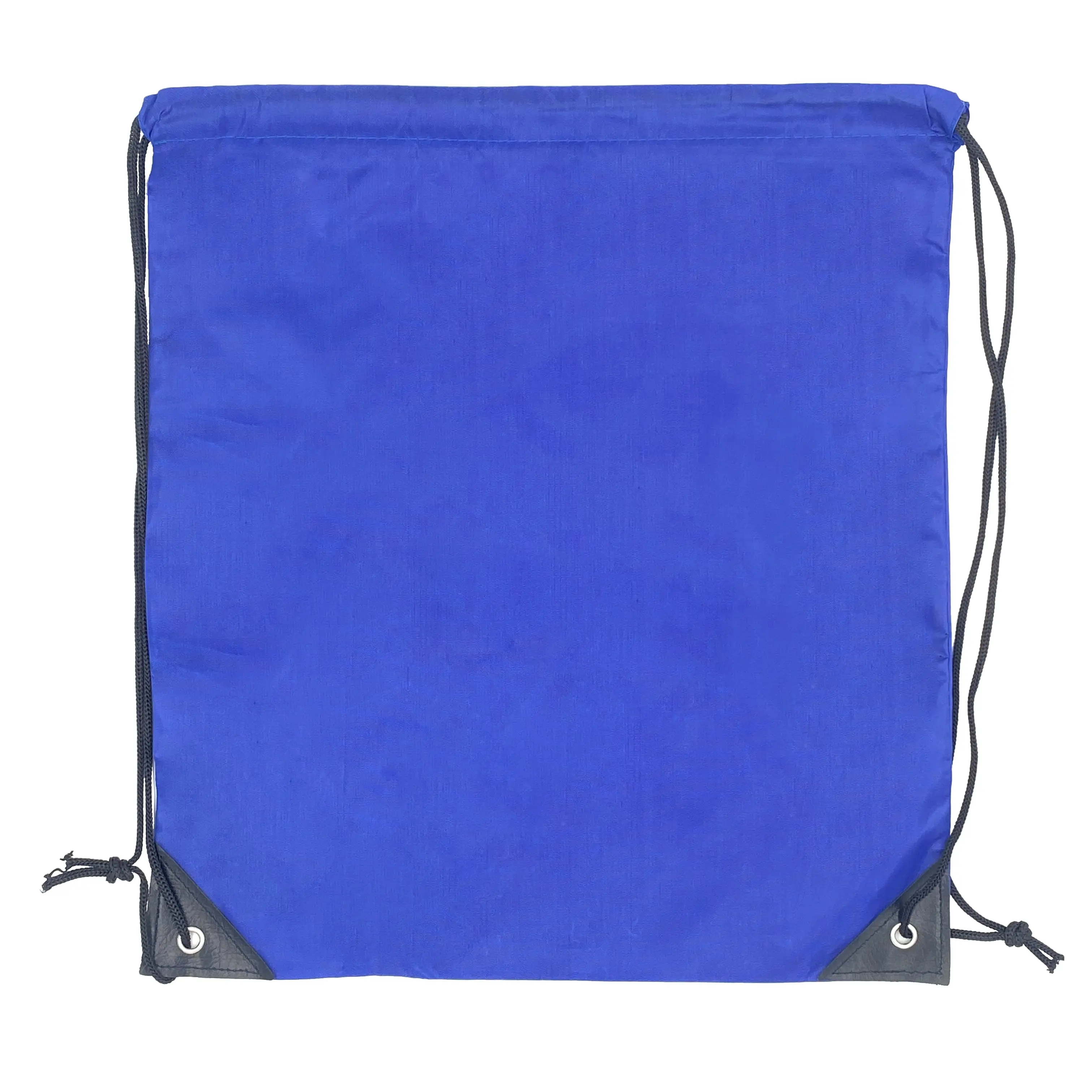 [WJ10869- RB] 210D Polyester Drawstring Bag - (14in W x 17in H) (Royal Blue)
