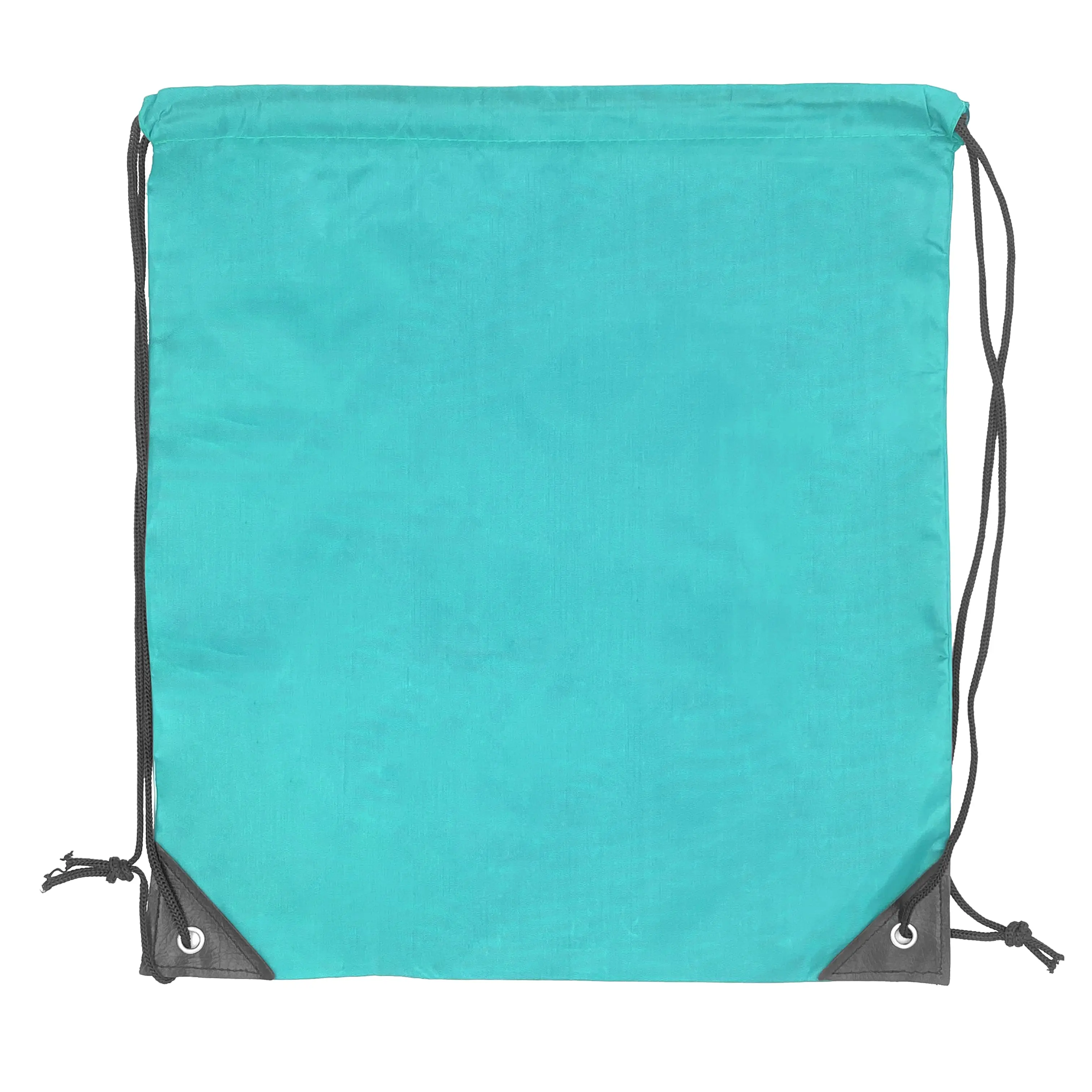 [WJ10869- TI] 210D Polyester Drawstring Bag - (14in W x 17in H) (TI)