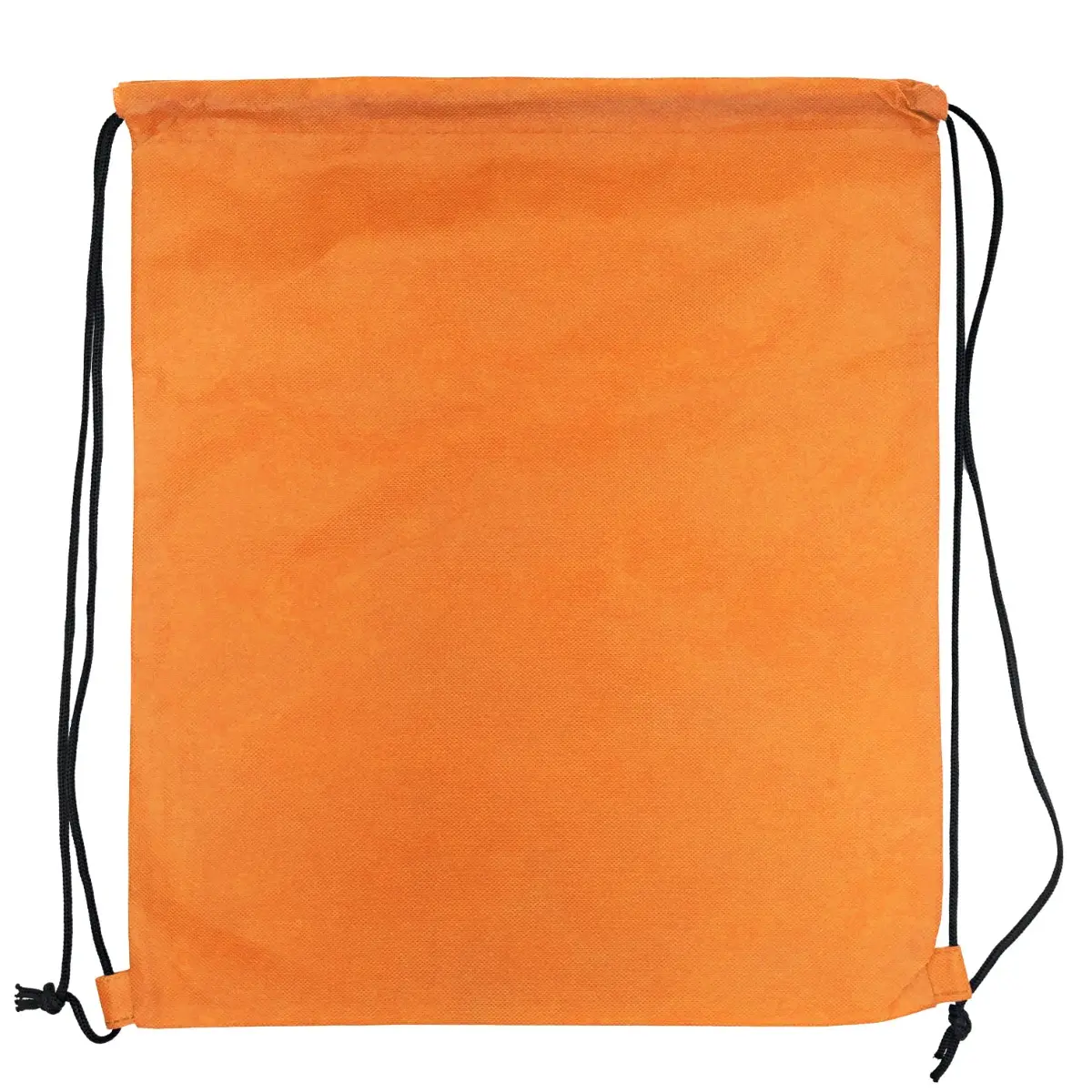 [WJ10870- ORG] Non-woven Tundra Drawstring Bag (14in W x 17in H) (Orange)
