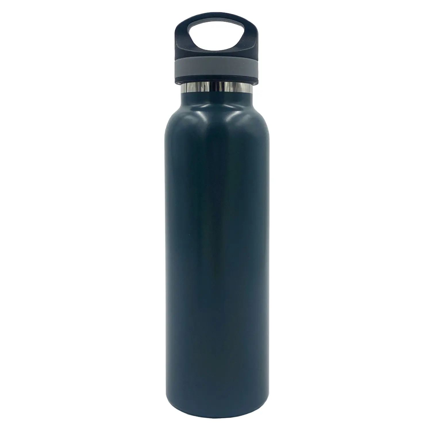 [YA600- Matte Gray 445C] Aurora 20 oz. Vacuum Stainless Steel Water Bottle (Matte Gray 445C)