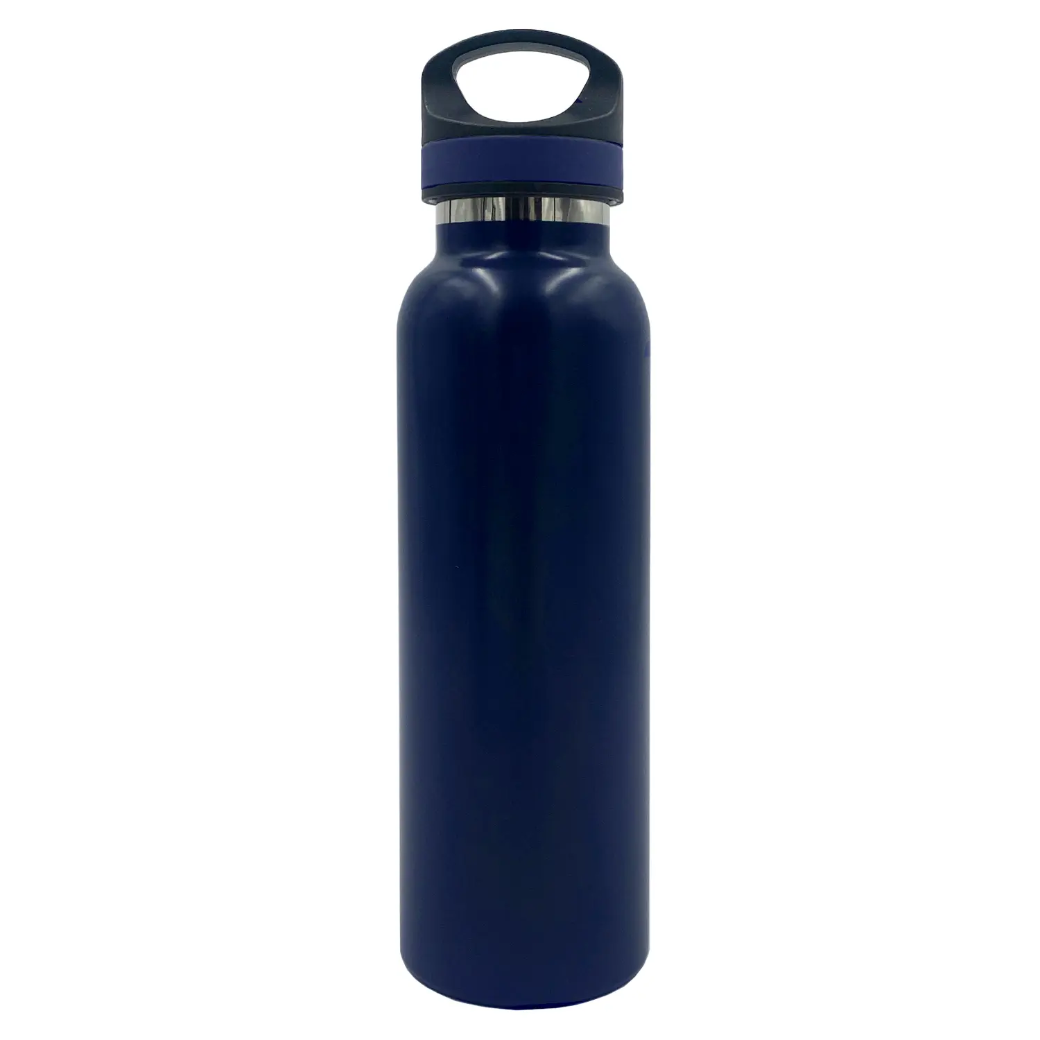 [YA600- Navy Blue 289C] Aurora 20 oz. Vacuum Stainless Steel Water Bottle (Navy Blue 289C)