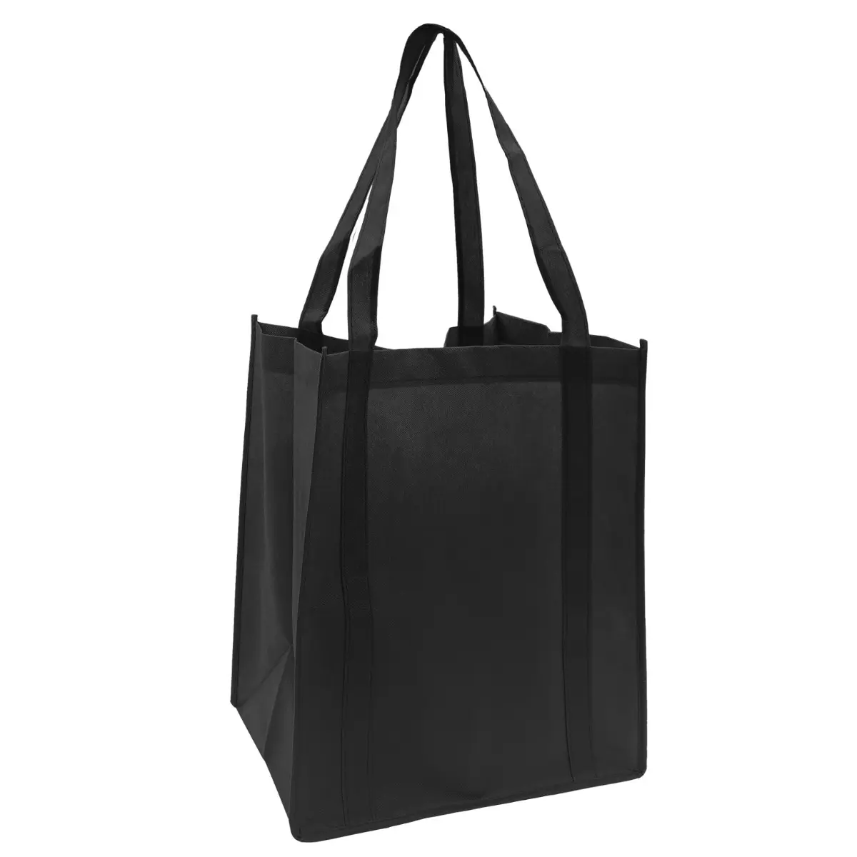 [YY323834- Black] Non Woven Grocery Bag 9*15*13 (Black)