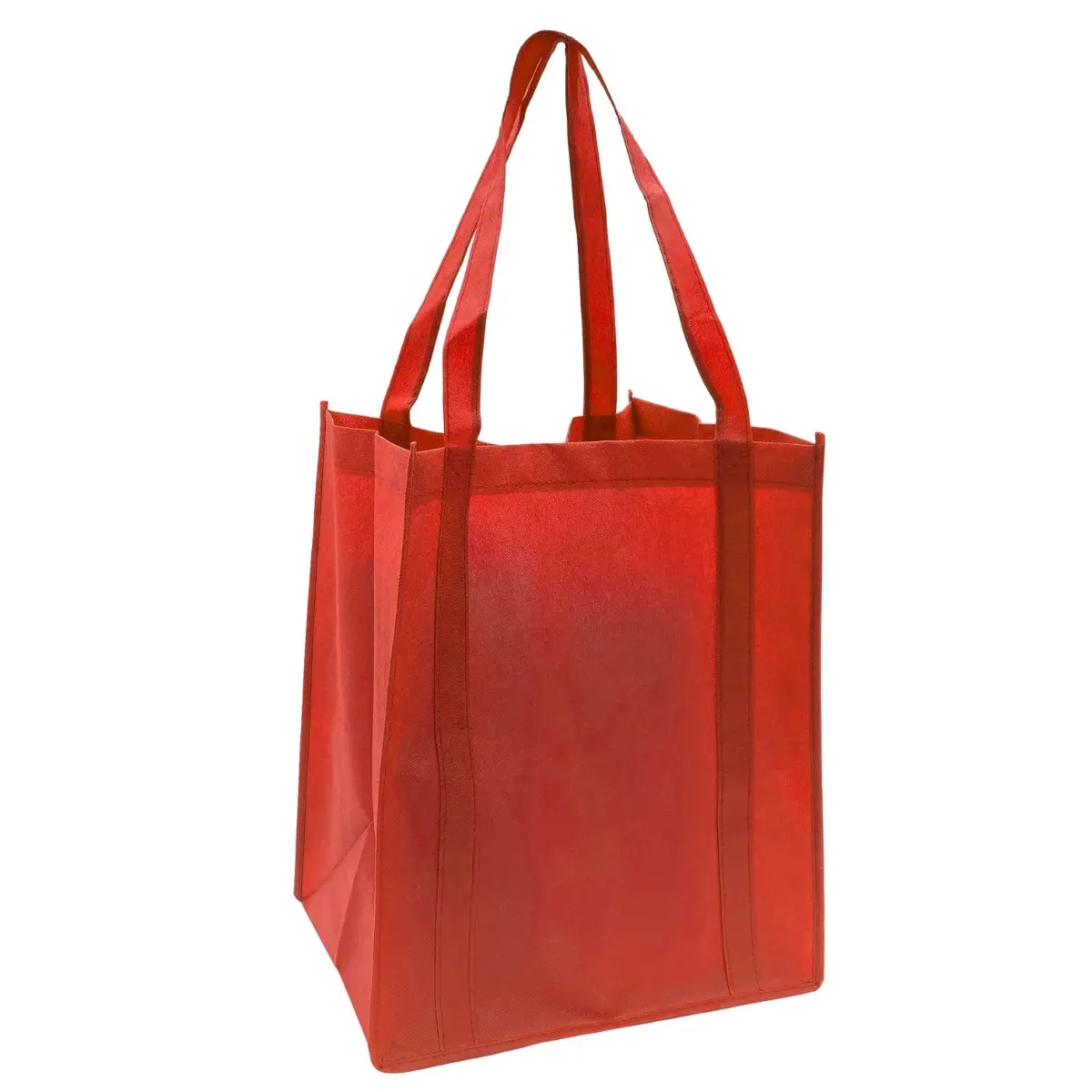 [YY323834- Red] Non Woven Grocery Bag 9*15*13 (Red)