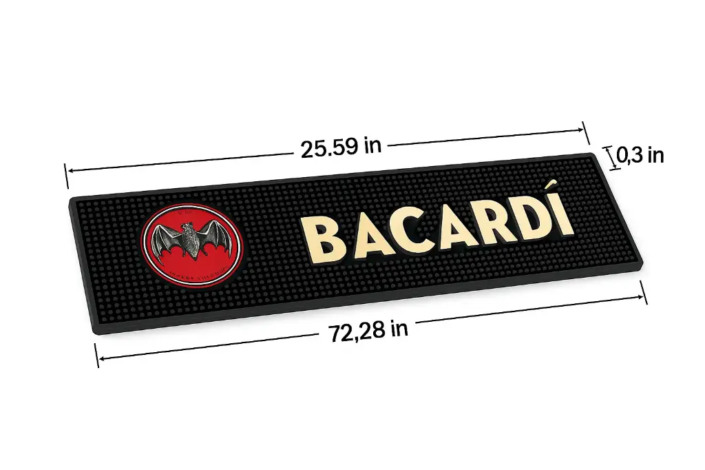 Premium PVC Bar Mat 25.59"*7.28"*0.39"