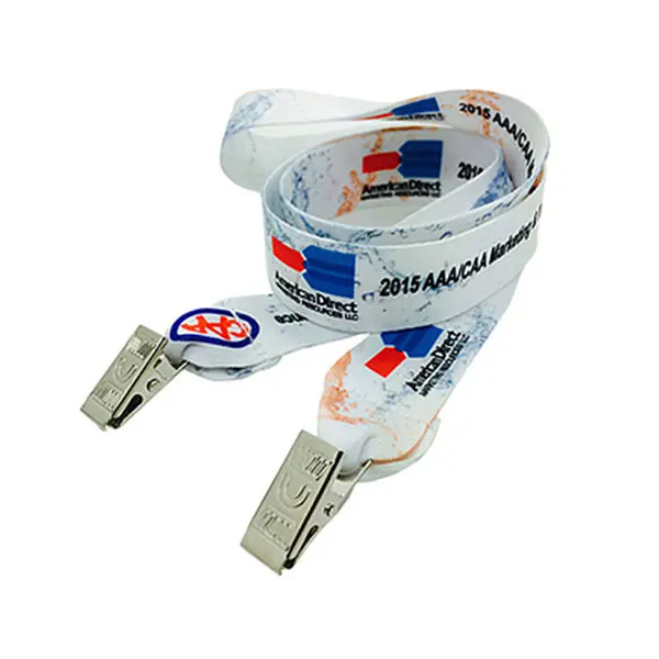 3/4" Full Color Double Ended Attachement Lanyard