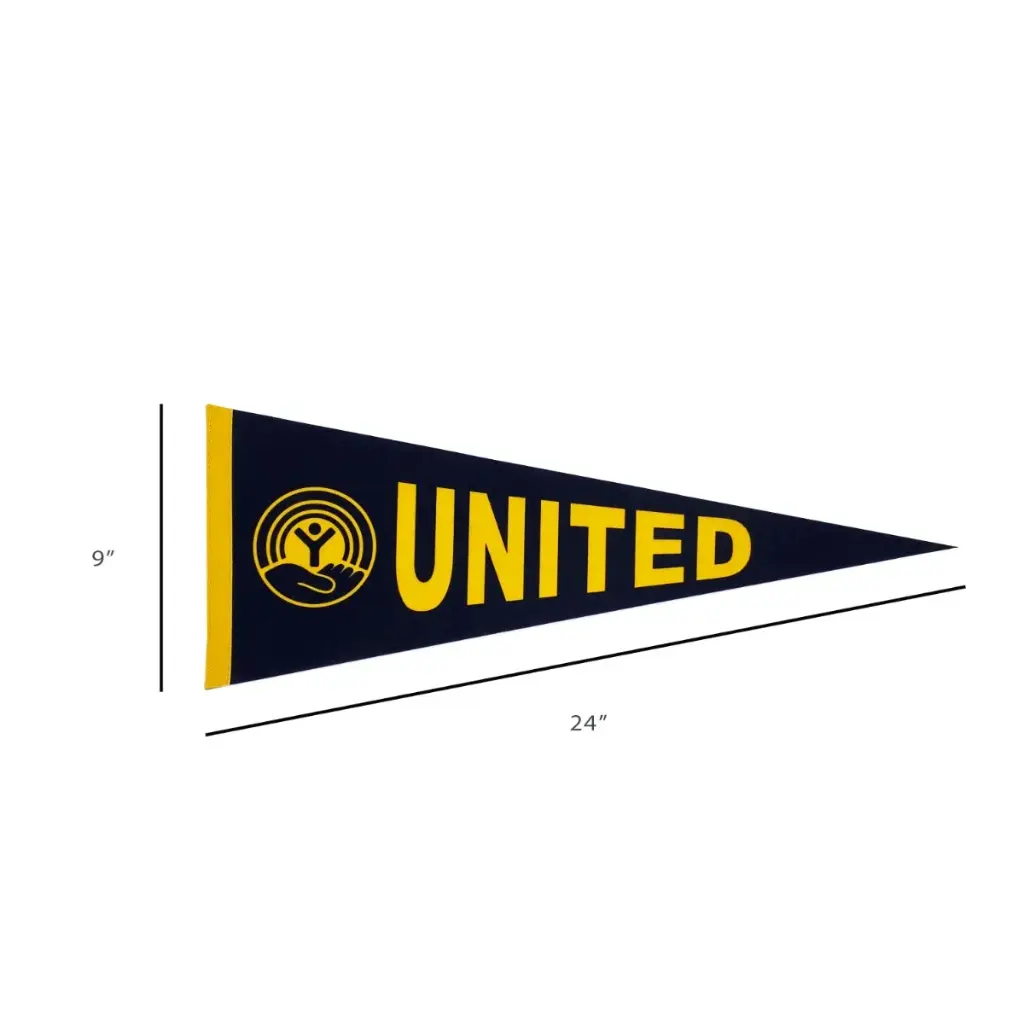 24" x 9" Large Pennant Flag