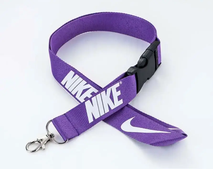 3/8" x 36" Polyester Silkscreen Lanyard with Buckle Release
