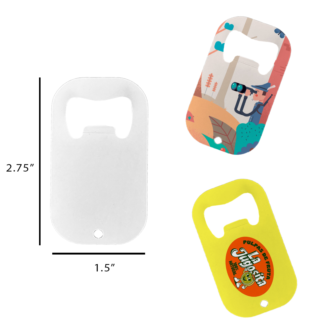 [SS-KPQ-06] Full Color Keychain Paddle Bottle Opener