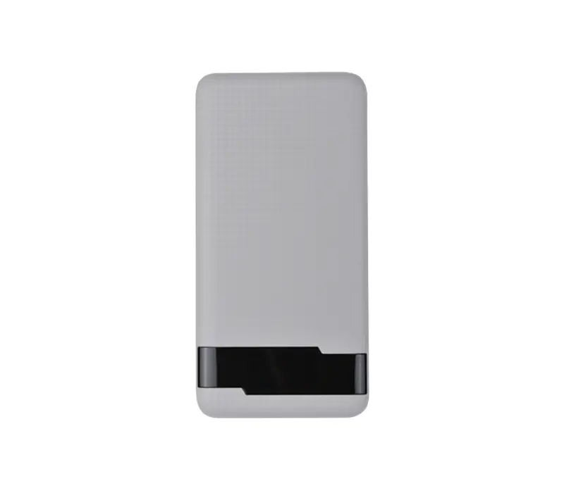 Portable 10,000mAh Slim Power Bank with LCD display white