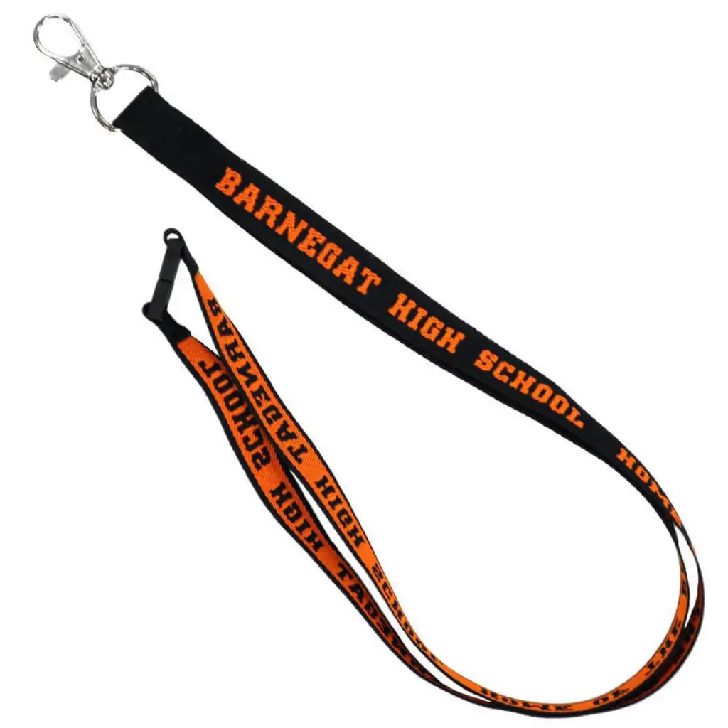1" Woven Lanyard with Safety Breakaway