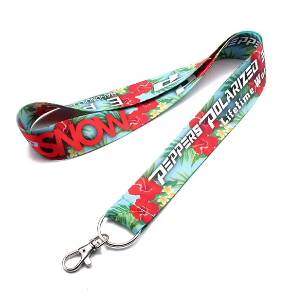 3/8" Youth Size Full Color Sublimated Lanyard