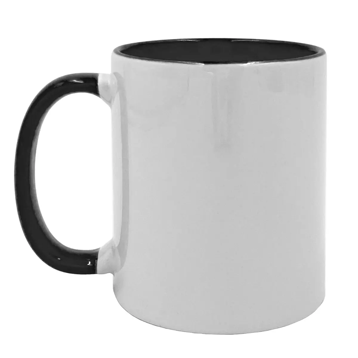 [SD802] 11oz General Full Color Inner Color Coffee Mugs (Black)