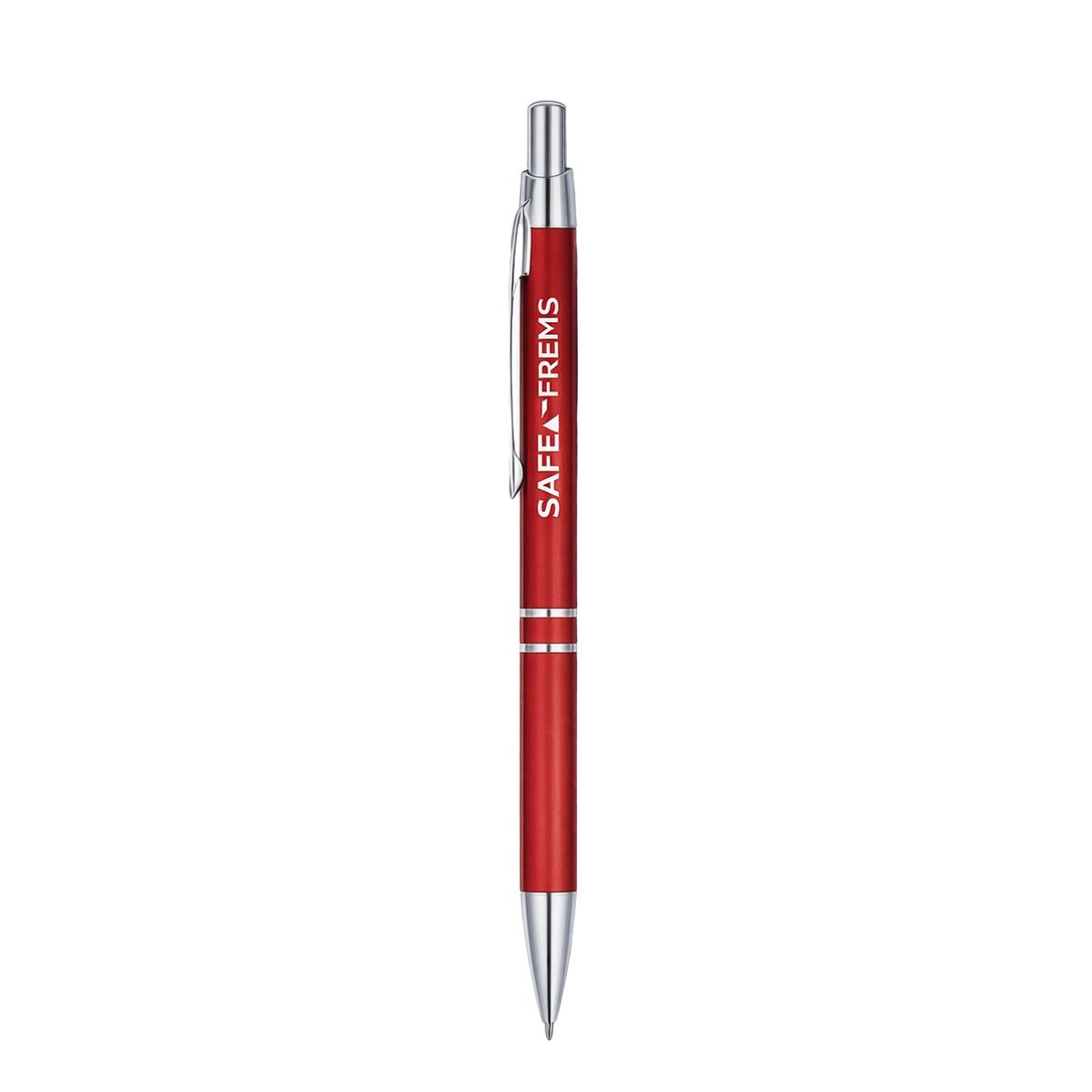 [VPS-KM10008-Red] Aluminum Click Ballpoint Pen (Red)