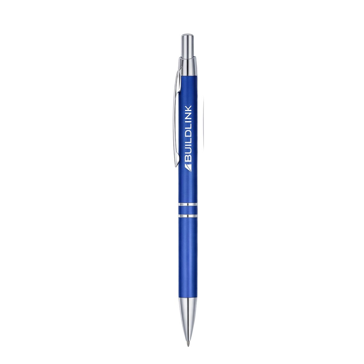 [VPS-KM10008-Blue] Aluminum Click Ballpoint Pen (Blue)