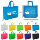 Non-Woven Juliet Grocery Tote Bag  - 3D (18" x 14" x 5")