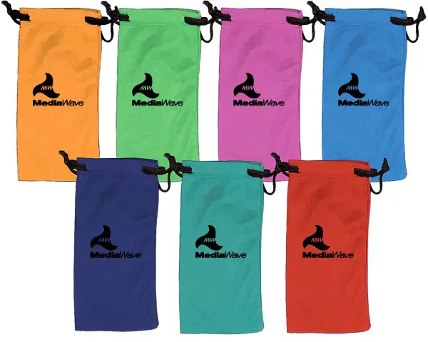 180gsm Microfiber Drawstring Pouch - Color