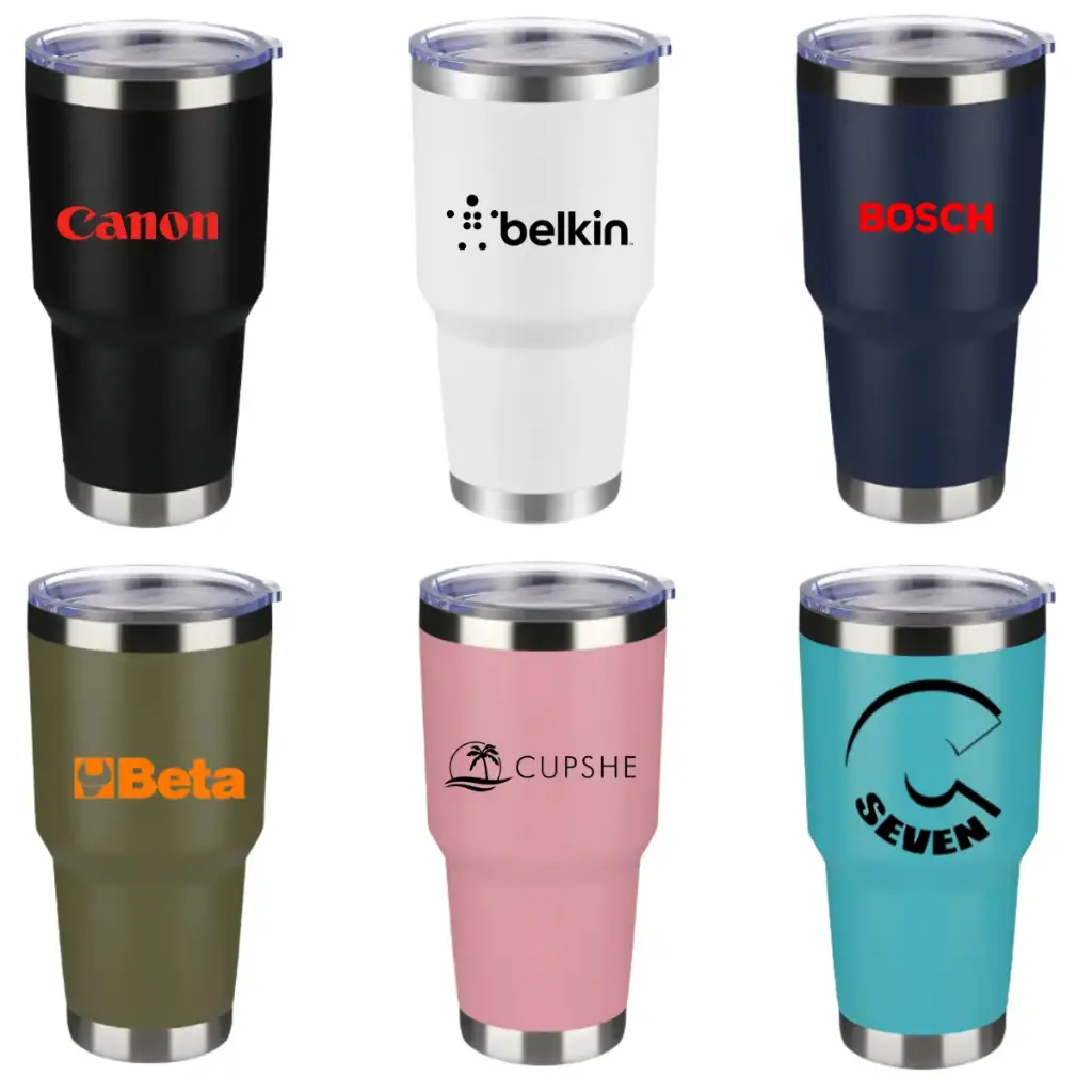 30oz  Texaco Stainless Steel Vacuum Tumbler With Lids