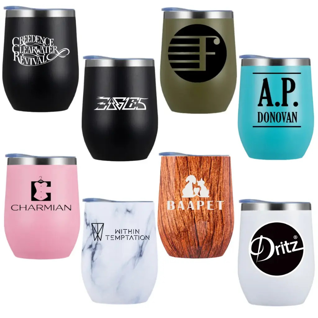 Yelnats 12oz Wine Tumbler Vacuum Stainless Steel Mug