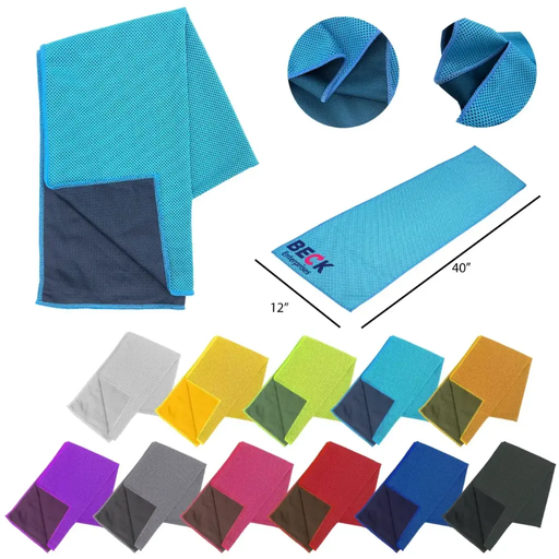 [G-100] Premium Microfiber Cooling Towel (34in. H x 11.5 in. W)