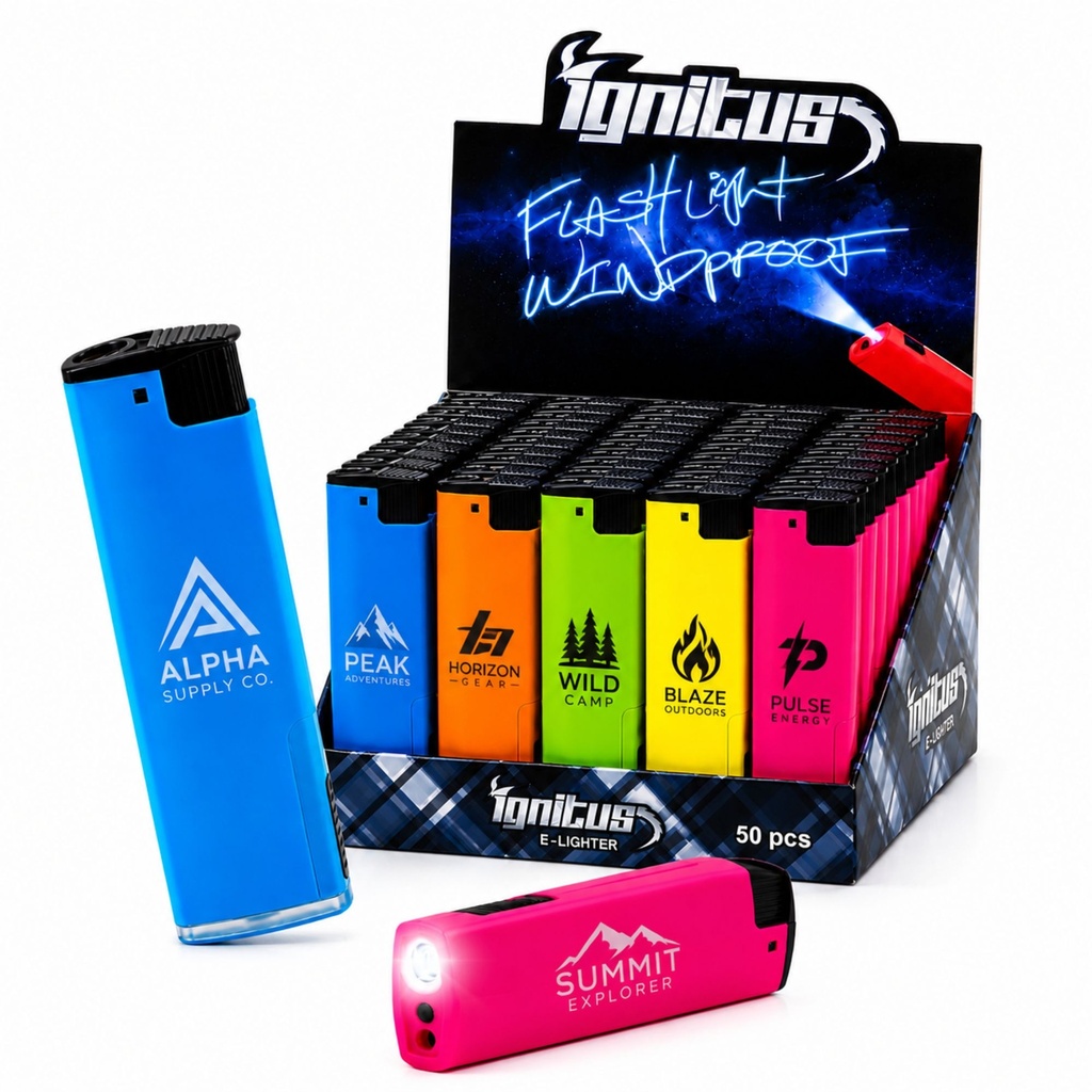 LED Flashlight Windproof Lighters