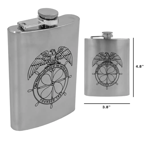 [JH304-8] Adventure SS 8oz Hip Flasks