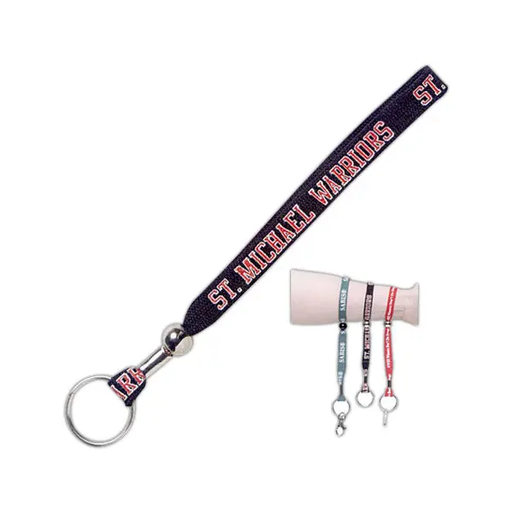 [KC-051] Wrist Strap w/ Split Ring & Slider Bead (3/8"x16")