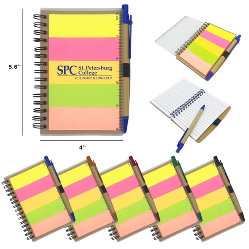 [KX-409] Eco-Friendly Pocket Complete Set Notebook with Ruler