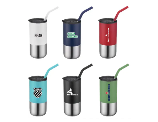 [LS-228AP] 16oz Double Wall Tumbler with Straw