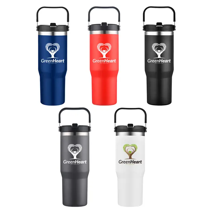 30oz Vacuum Travel Mug with Carrier