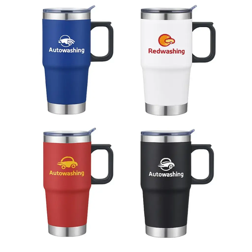 [LS-298] 24oz Stainless Steel Travel Mug with Stainless Steel Bottom