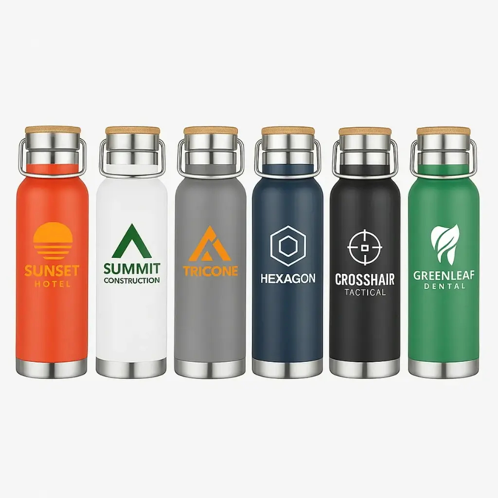22oz Powder Coated Stainless Steel Double Wall SS Vacuum Bottle